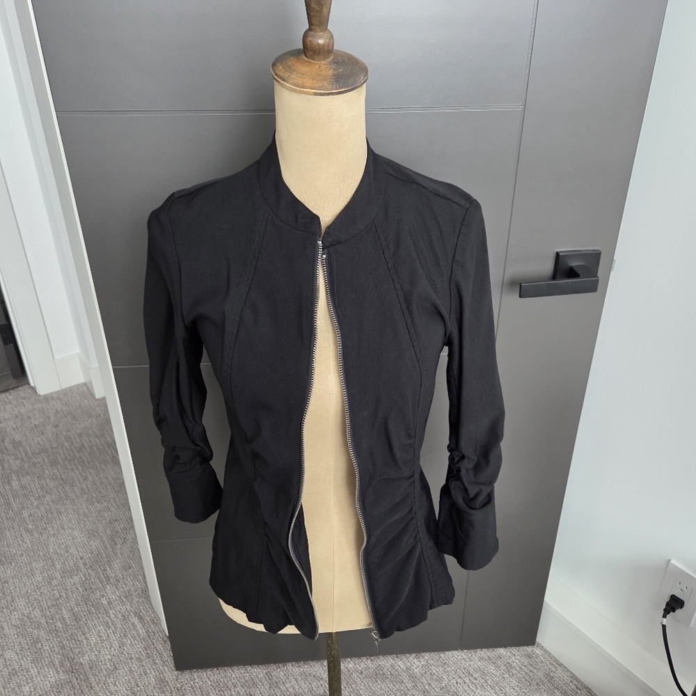 Tribal Women's Black Blazer Jacket